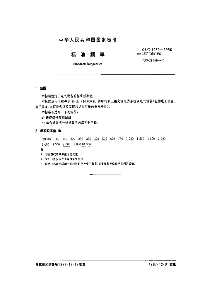 GB/T 1980-1996 标准预览