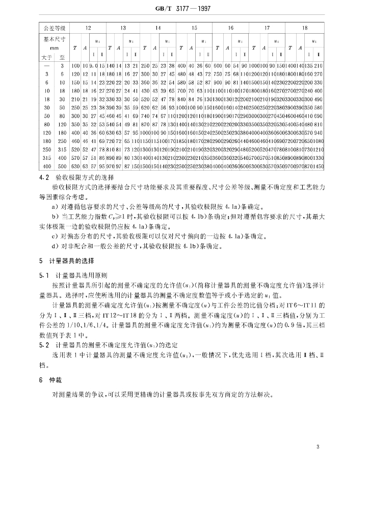 GB/T 3177-1997 标准预览