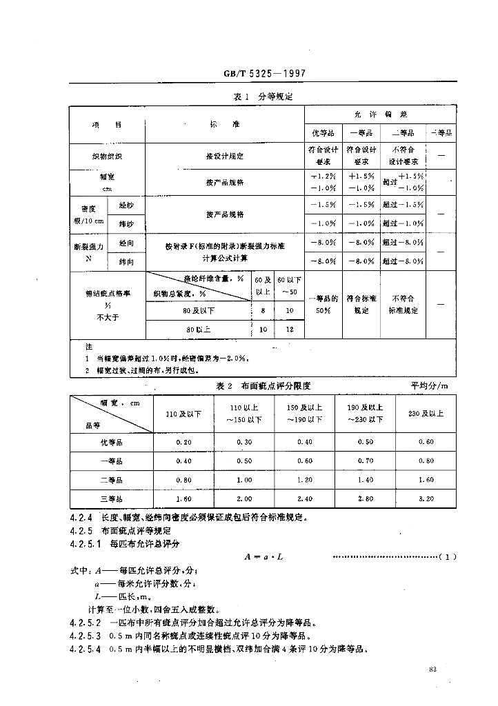 GB/T 5325-1997 标准预览