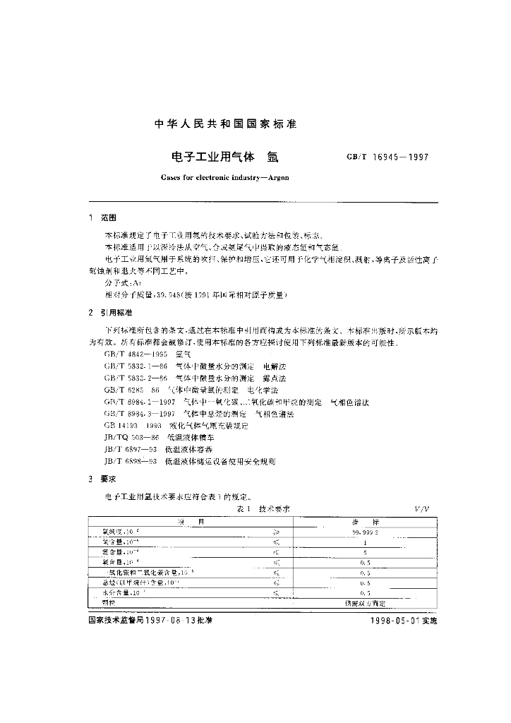 GB/T 16945-1997 标准预览