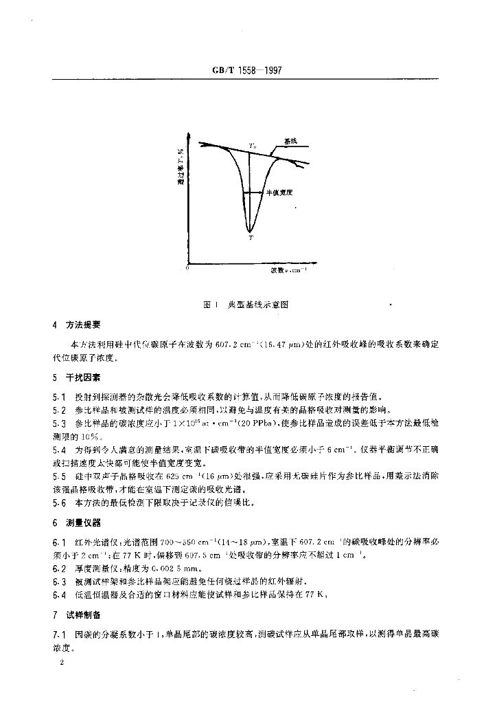 GB/T 1558-1997 标准预览