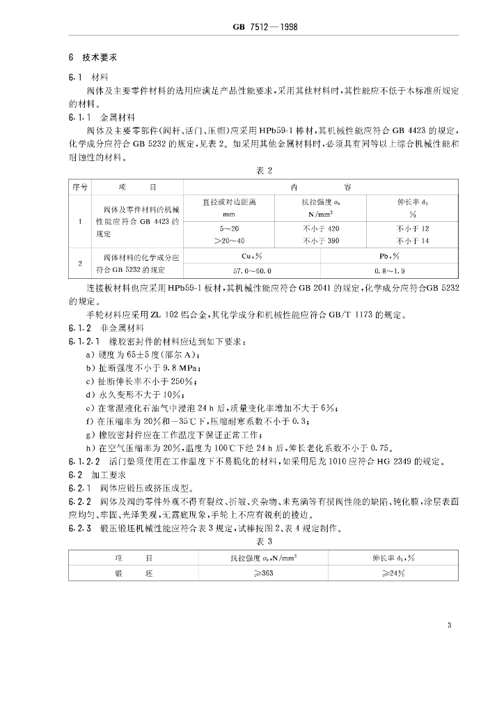 GB 7512-1998 标准预览