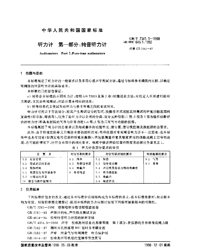 GB/T 7341.1-1998 标准预览
