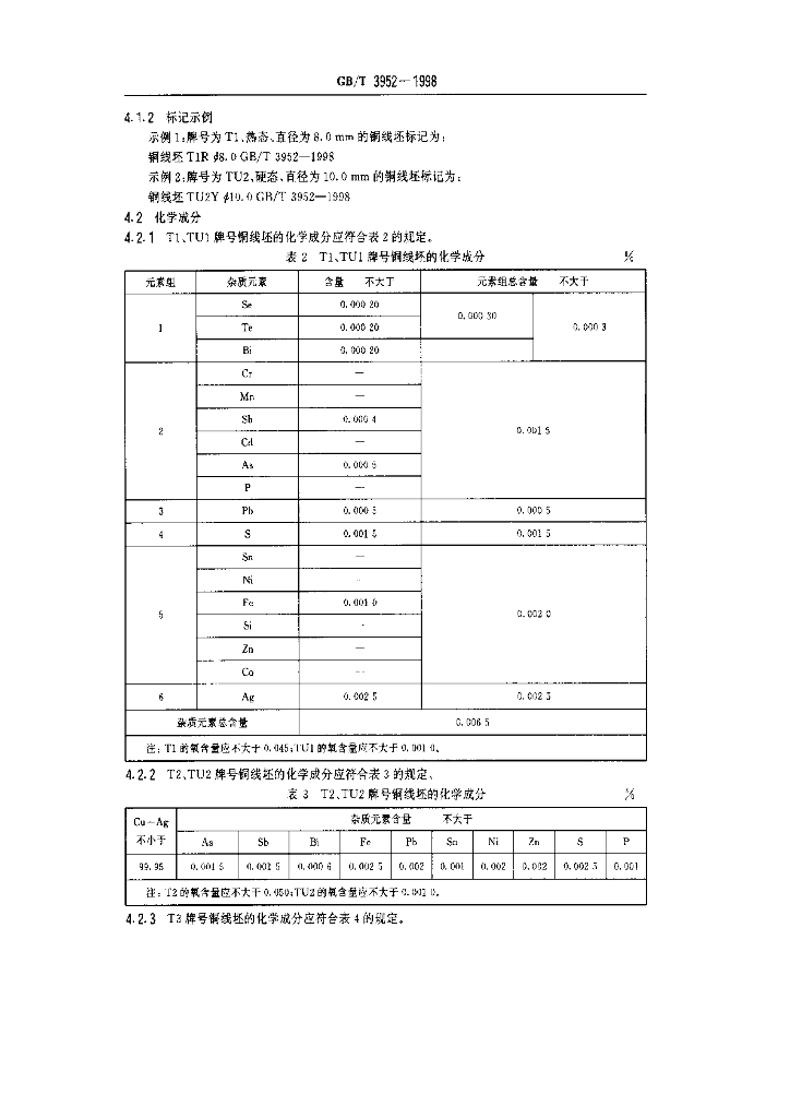 GB/T 3952-1998 标准预览