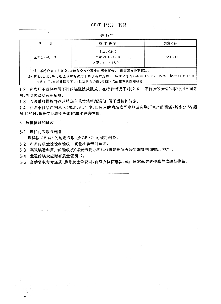 GB/T 17609-1998 标准预览