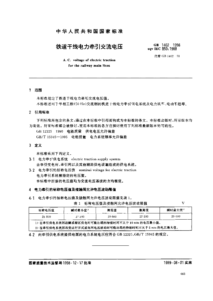 GB 1402-1998 标准预览