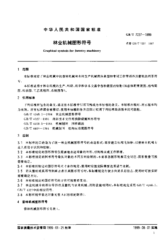GB/T 7227-1999 标准预览