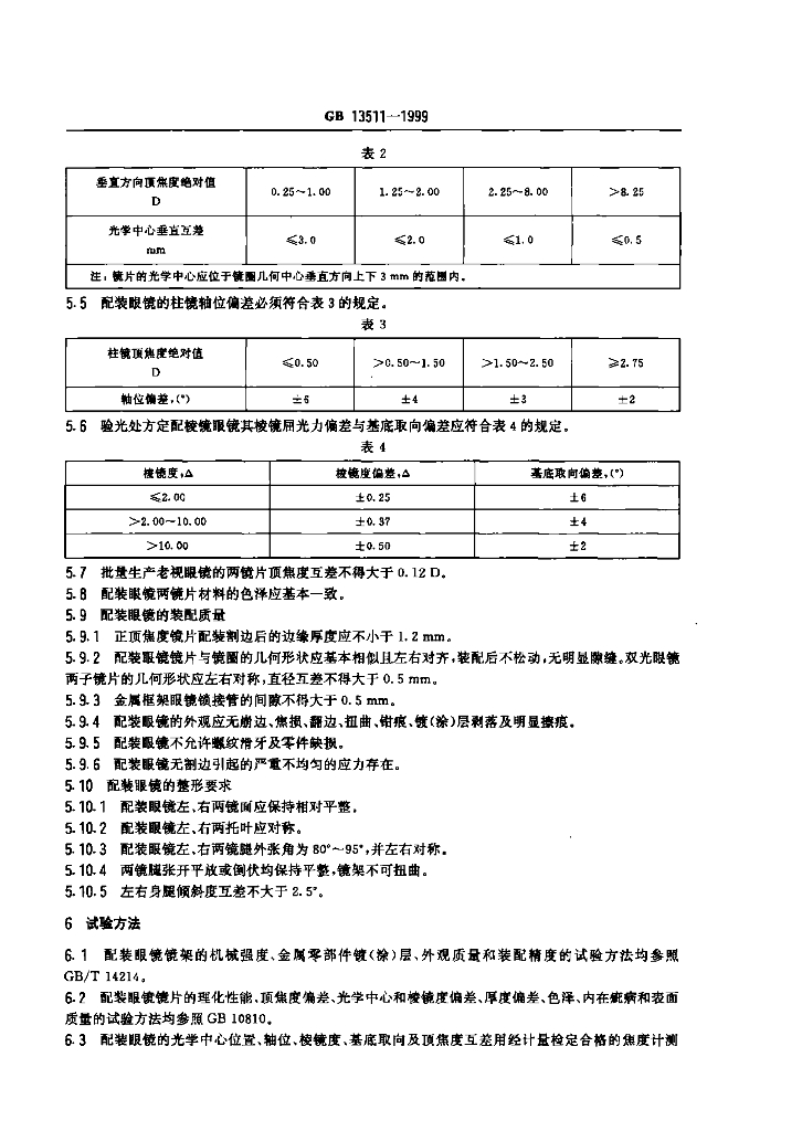 GB 13511-1999 标准预览