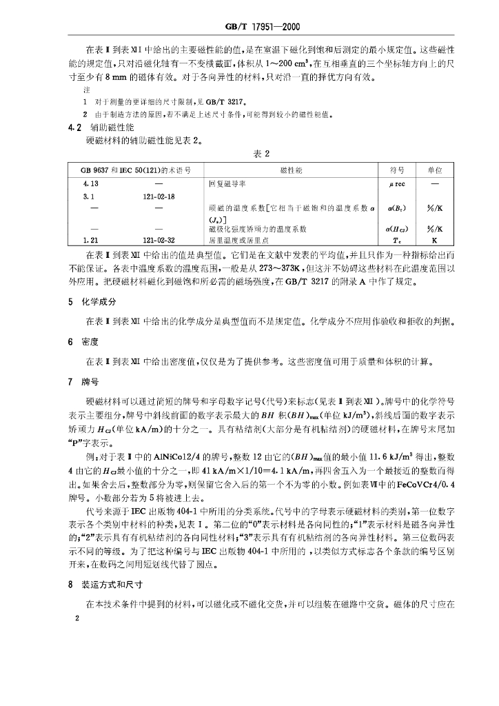 GB/T 17951-2000 标准预览
