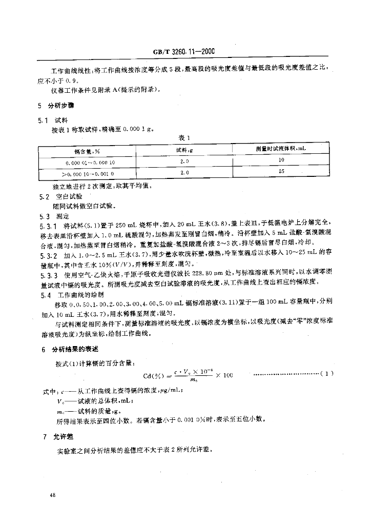 GB/T 3260.11-2000 标准预览