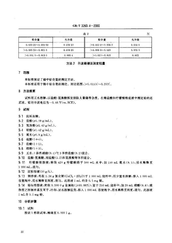 GB/T 3260.4-2000 标准预览
