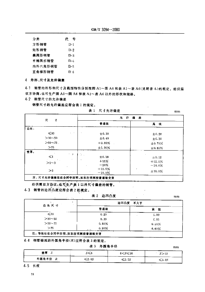 GB/T 3094-2000 标准预览