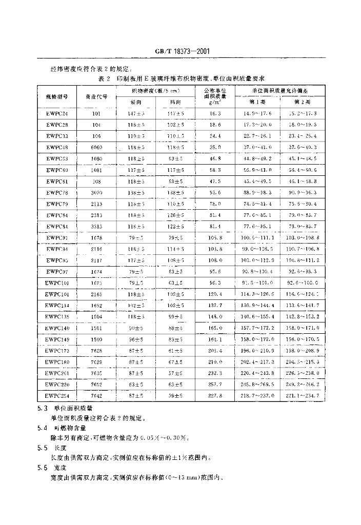GB/T 18373-2001 标准预览