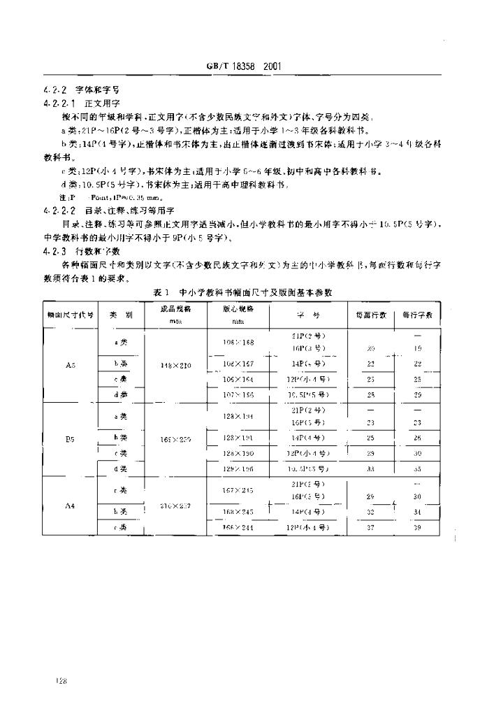 GB/T 18358-2001 标准预览