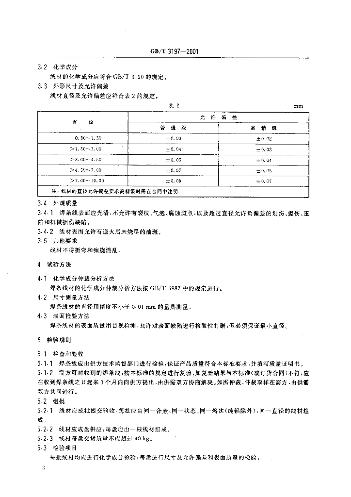 GB/T 3197-2001 标准预览