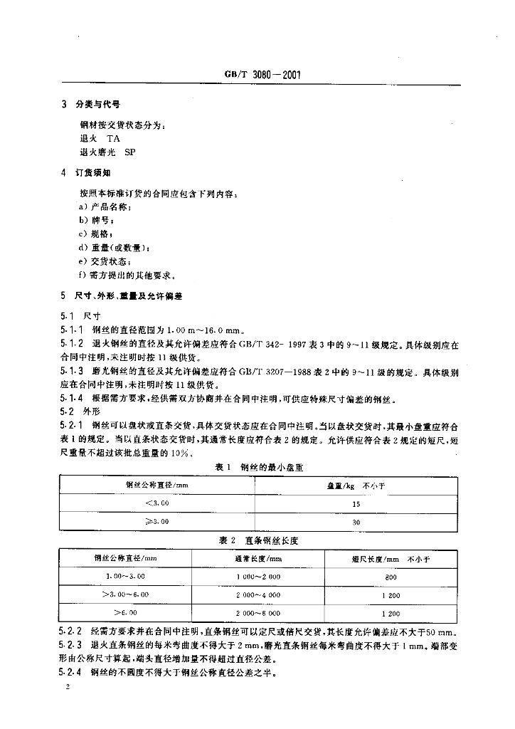 GB/T 3080-2001 标准预览
