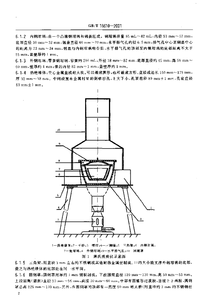 GB/T 18610-2001 标准预览