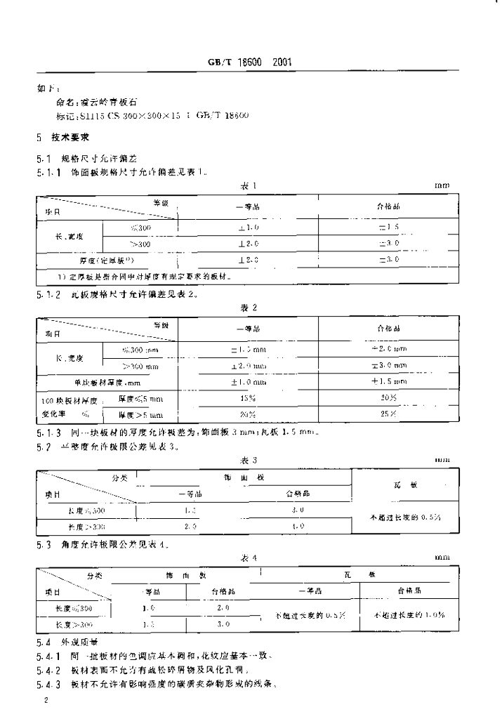 GB/T 18600-2001 标准预览