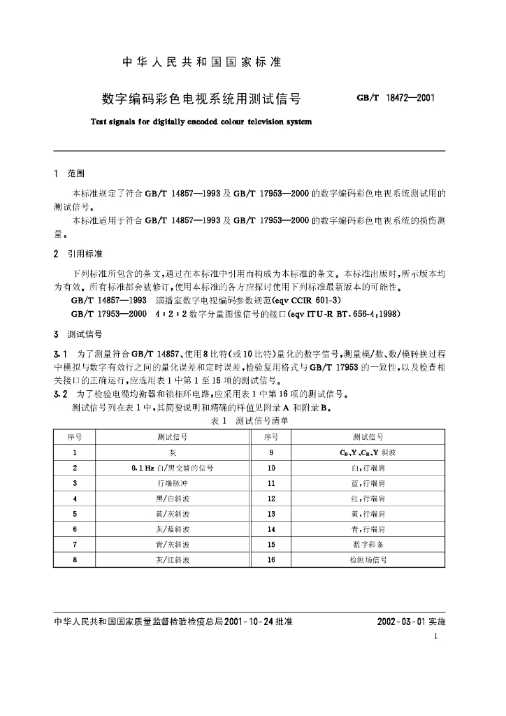 GB/T 18472-2001 标准预览