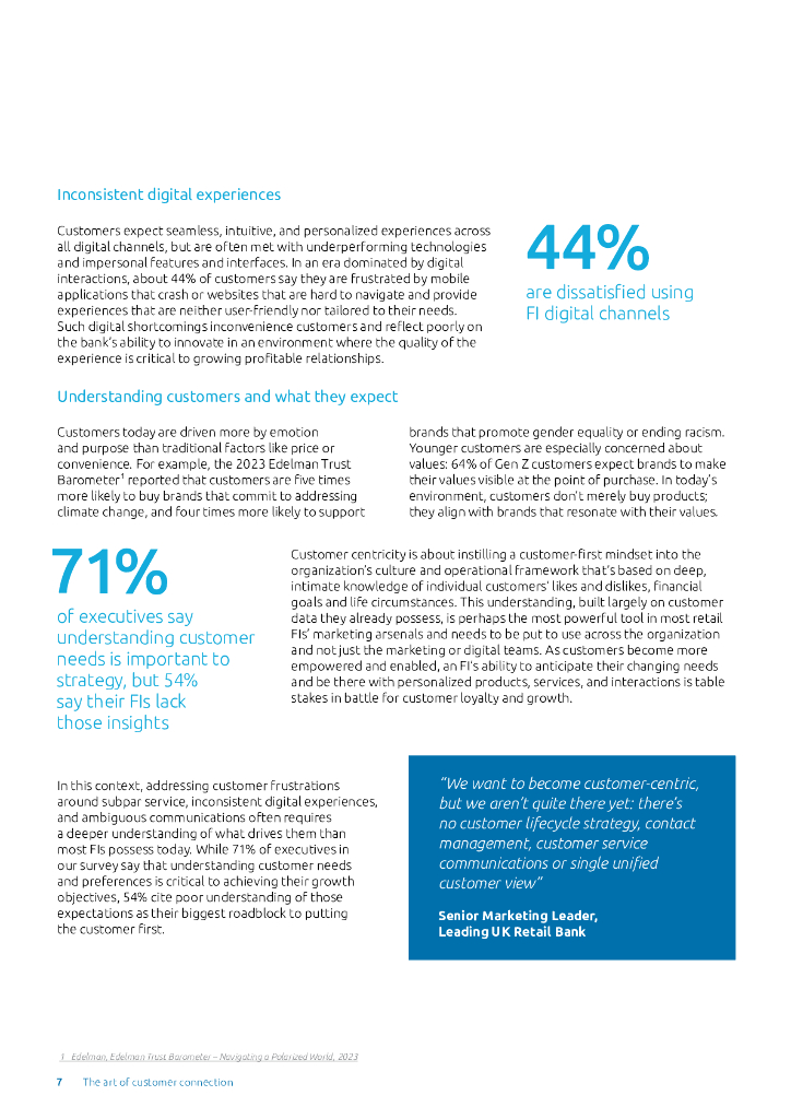 凯捷Capgemini：2024年客户联系的艺术-如何为零售金融机构创造难忘的体验并推动增长报告（英文版）_第7页