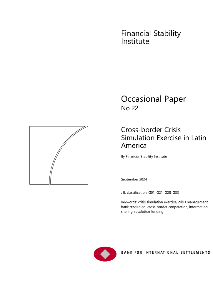 国际清算银行：拉丁美洲跨境危机模拟演习（英文版）