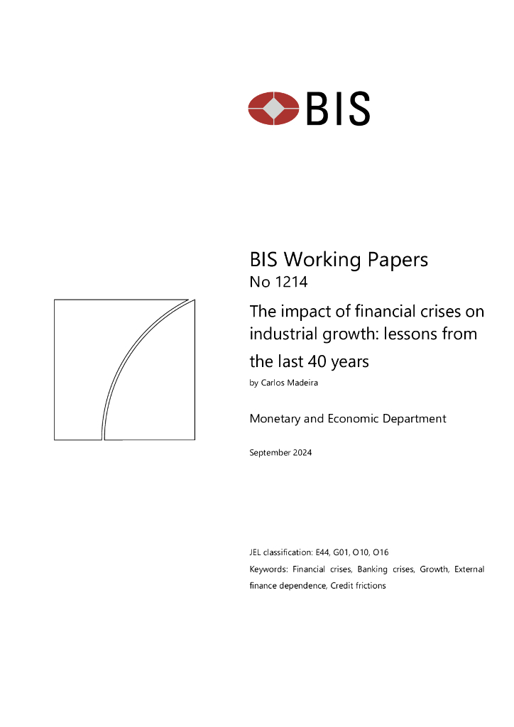 国际清算银行：金融危机对工业增长的影响：过去40年的教训（英文版）