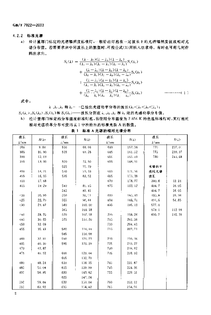GB/T 7922-2003 标准预览