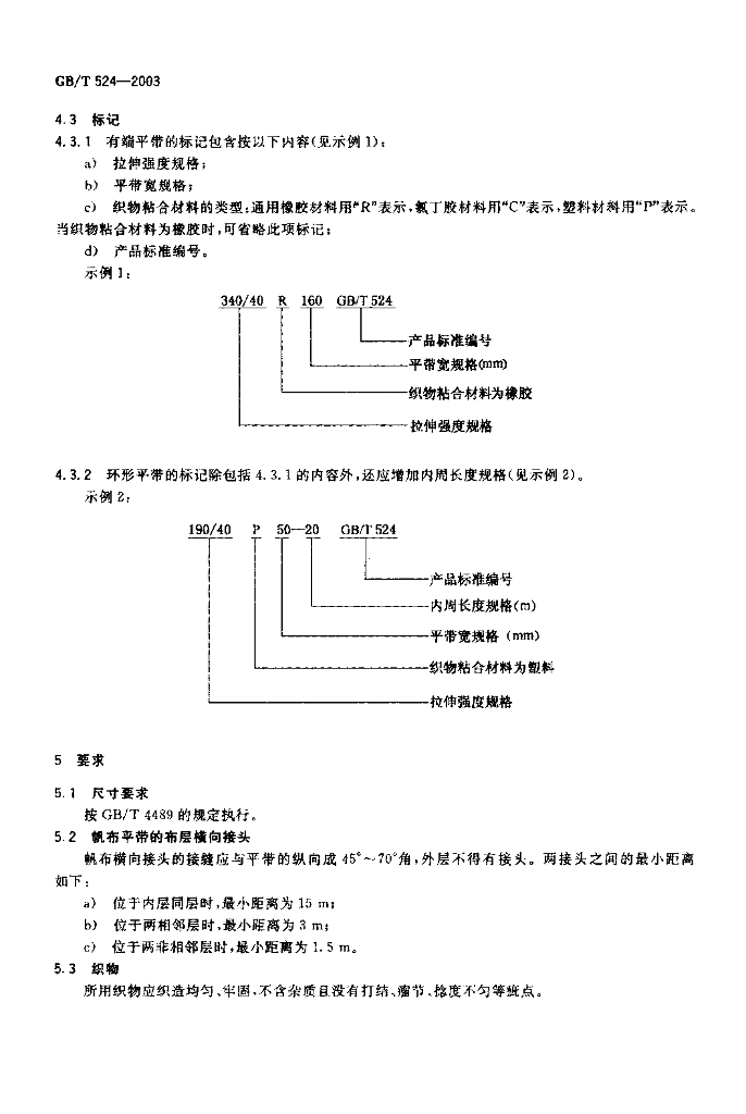 GB/T 524-2003 标准预览