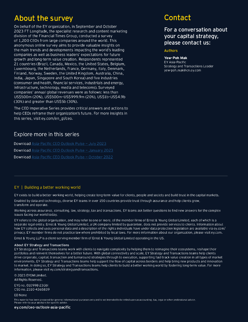 EY安永：2024年面对经济挑战，亚太地区首席执行官如何在人工智能时代成长报告（英文版）_第7页