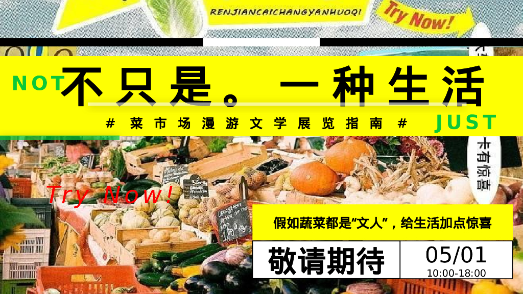 商业广场五一菜市场漫游文学展“不只是一种生活”活动策划方案