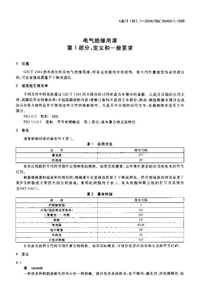 GB/T 1981.1-2004 标准预览