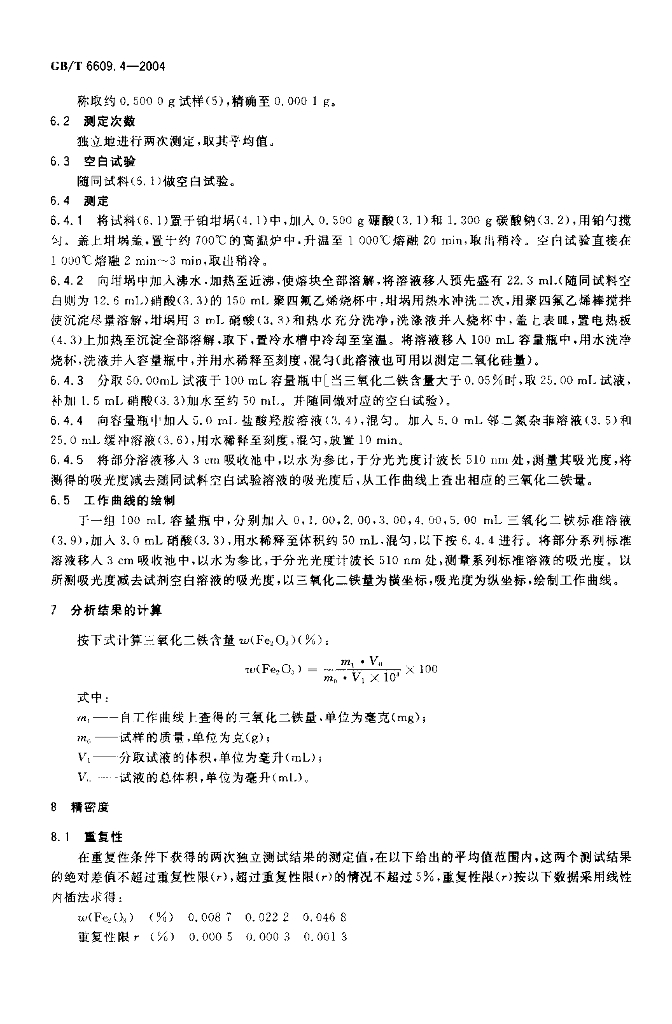 GB/T 6609.4-2004 标准预览