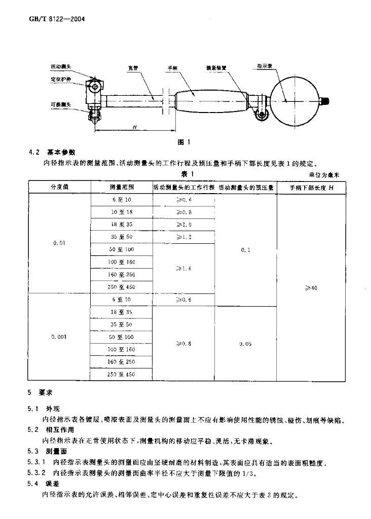 GB/T 8122-2004 标准预览