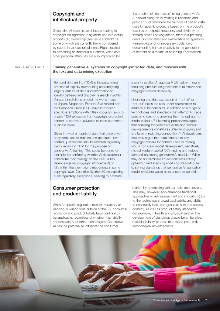 世界经济论坛：2024年生成人工智能时代的治理报告：一种360°弹性政策和监管方法（英文版）_第7页