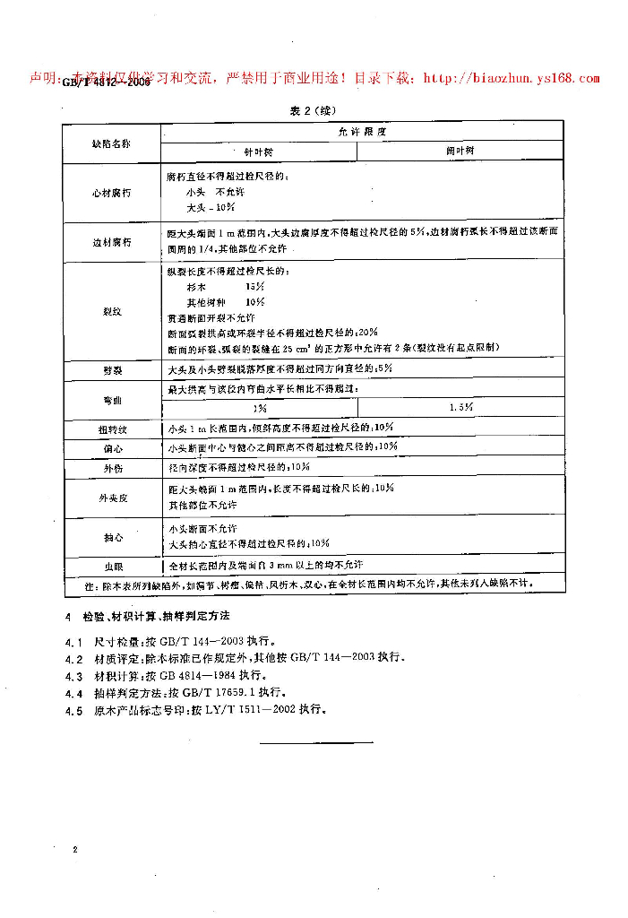 GB/T 4812-2006 标准预览