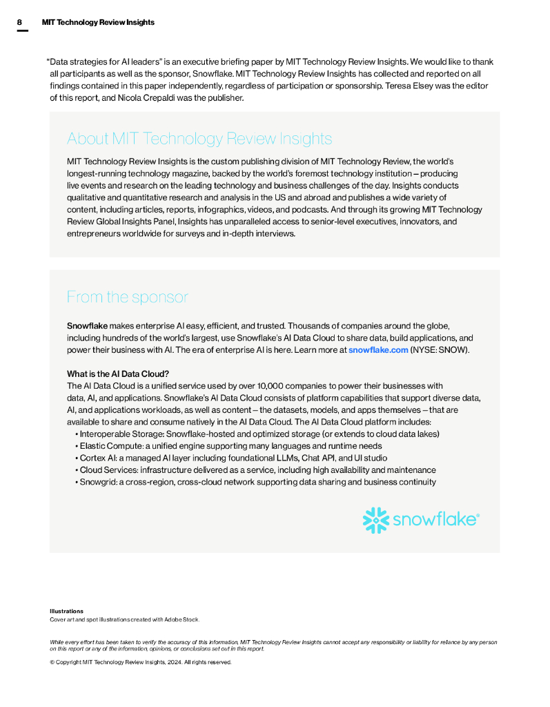 Snowflake：2024年人工智能领导者的数据战略报告（英文版）_第8页