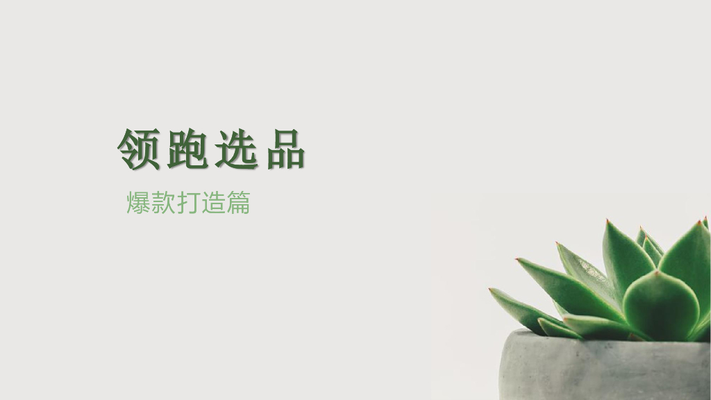 章鱼独家选品秘籍-领跑选品爆款打造篇