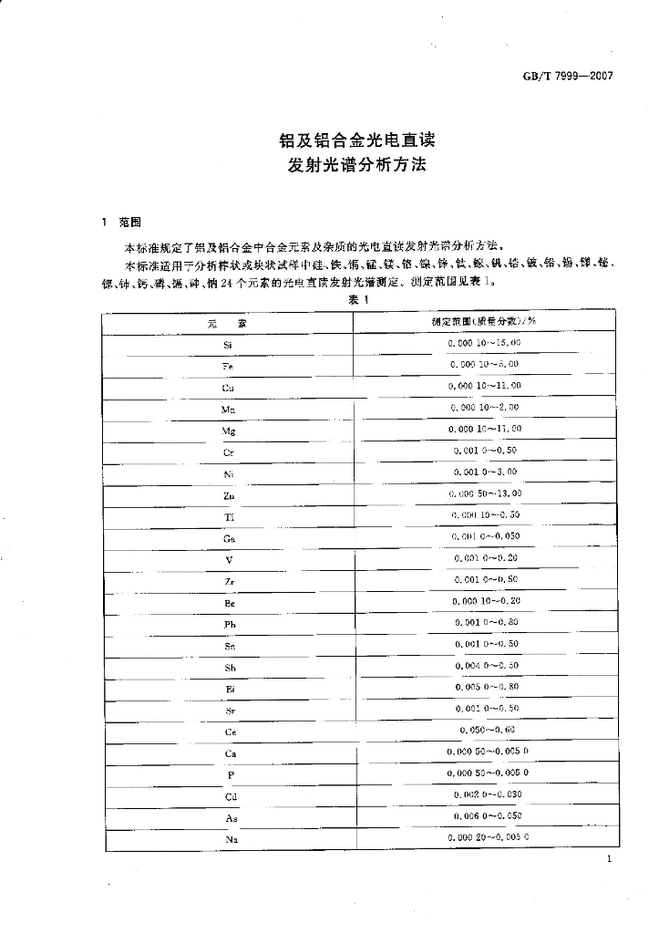GB/T 7999-2007 标准预览