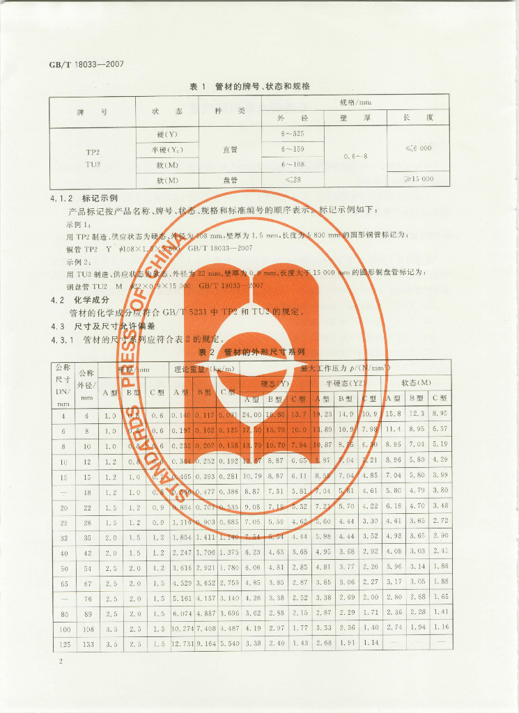 GB/T 18033-2007 标准预览