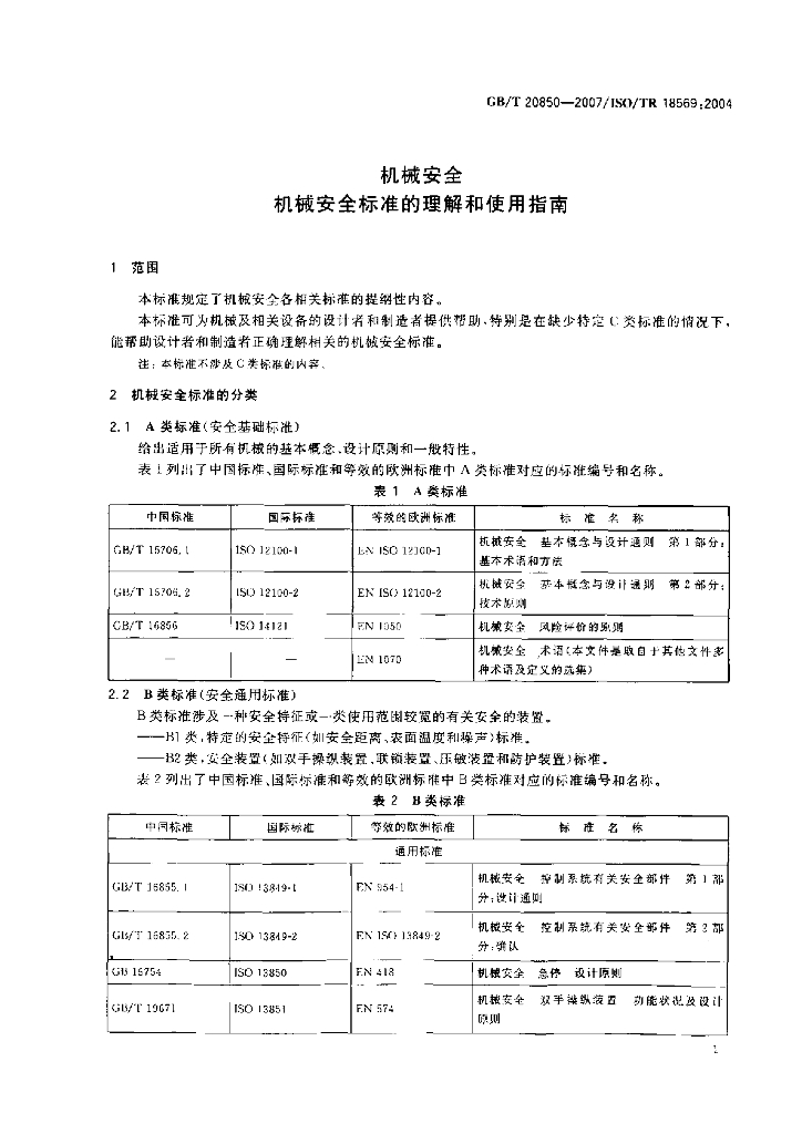 GB/T 20850-2007 标准预览