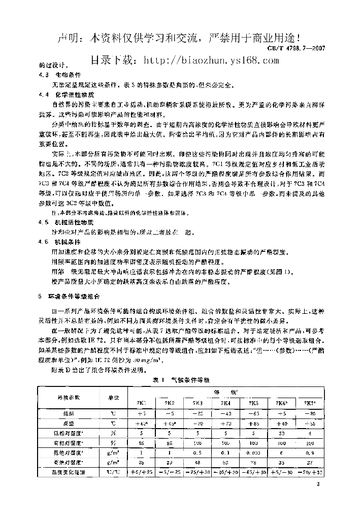 GB/T 4798.7-2007 标准预览