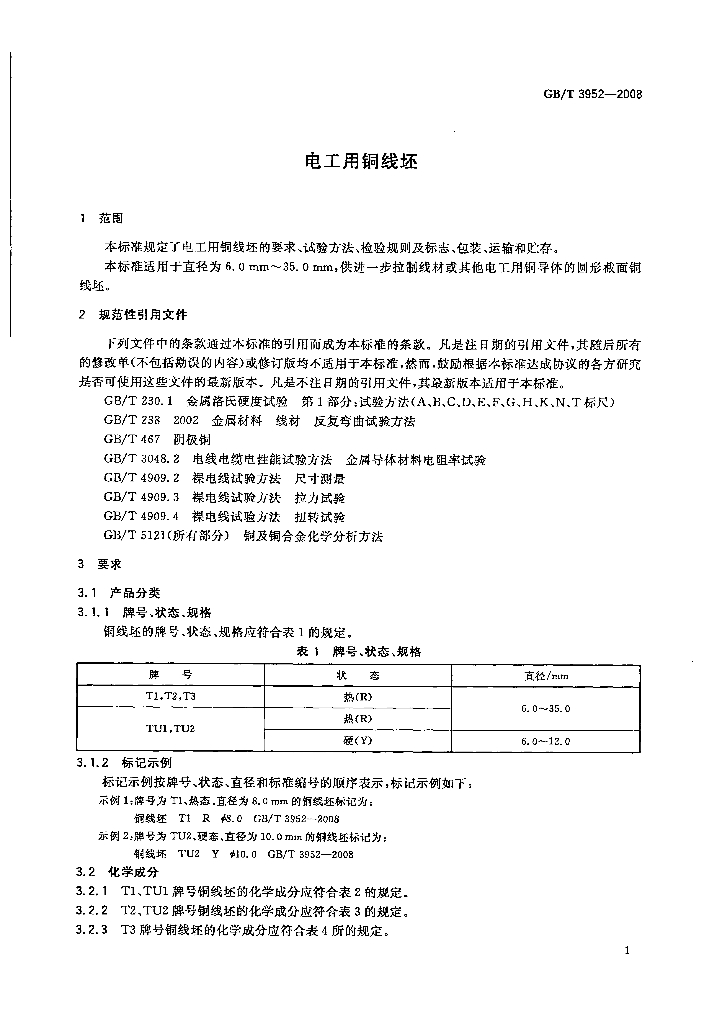 GB/T 3952-2008 标准预览