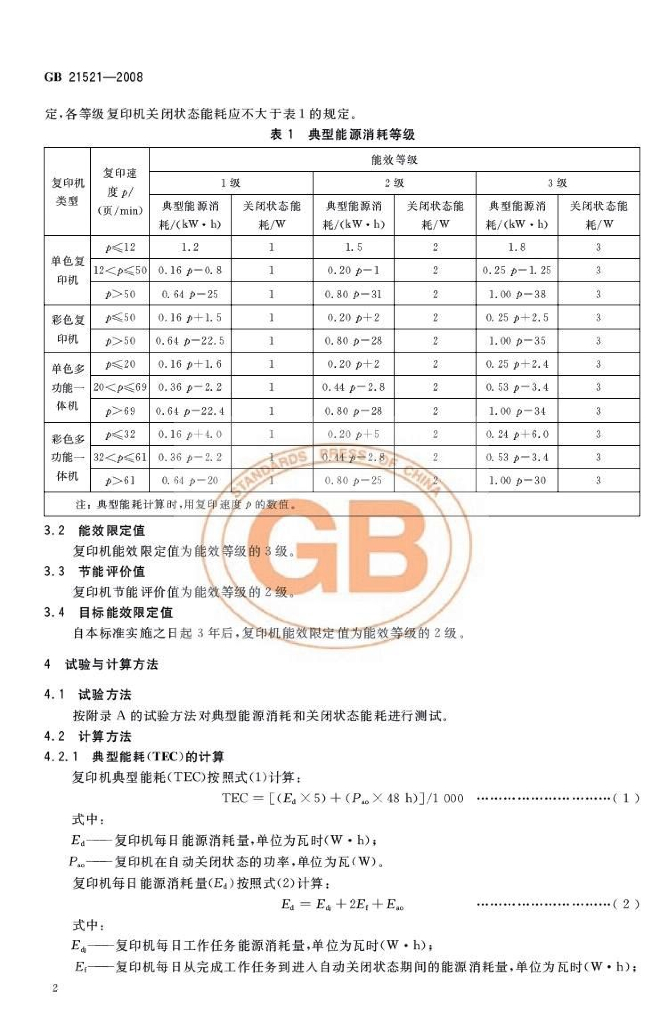 GB 21521-2008 标准预览