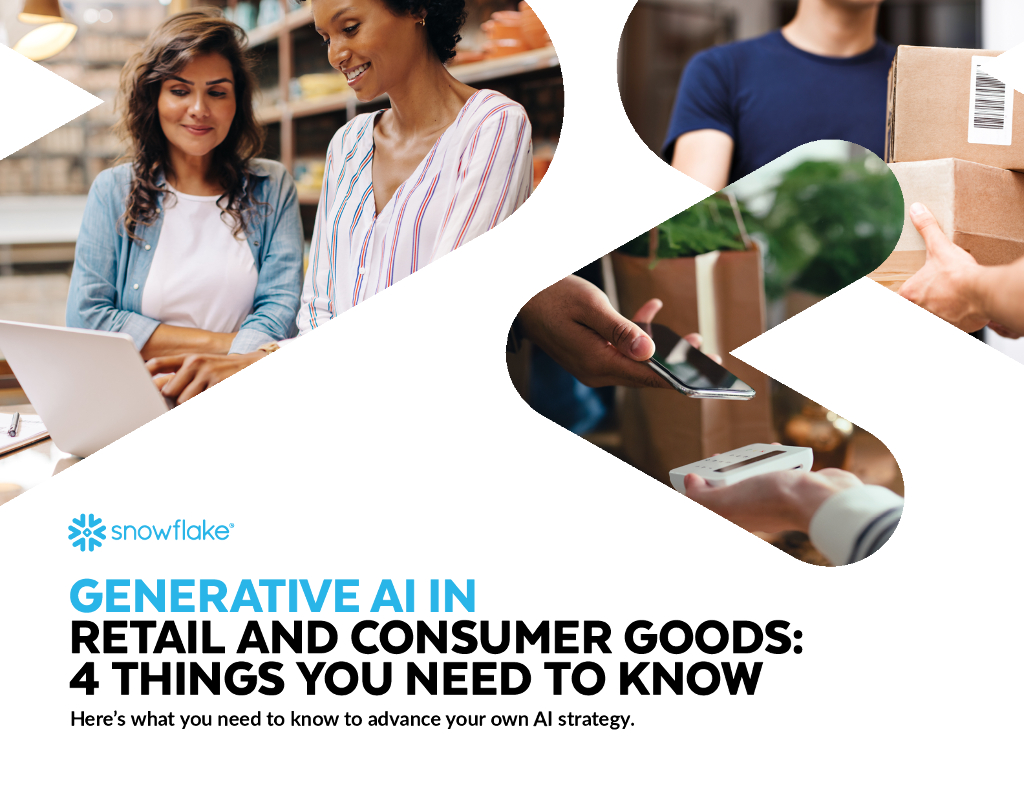 Snowflake：2024年零售和消费品领域的生成式<em>人工智能</em>报告：需要了解的4件事（英文版） 海报
