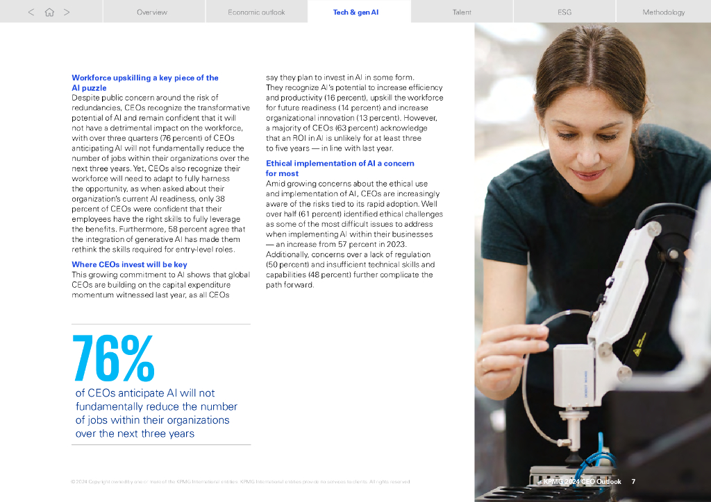 毕马威：2024年全球首席执行官展望报告-看好人工智能，驾驭全球变局（英文版）_第7页