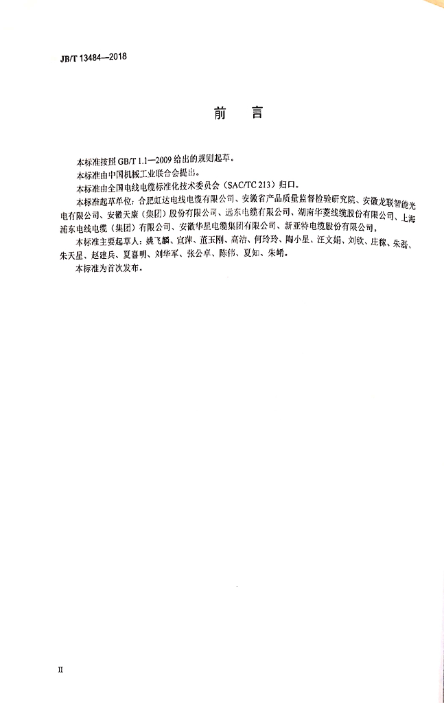 JB/T 13484-2018 标准预览