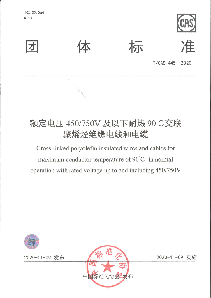 T/CAS 445-2020 标准预览