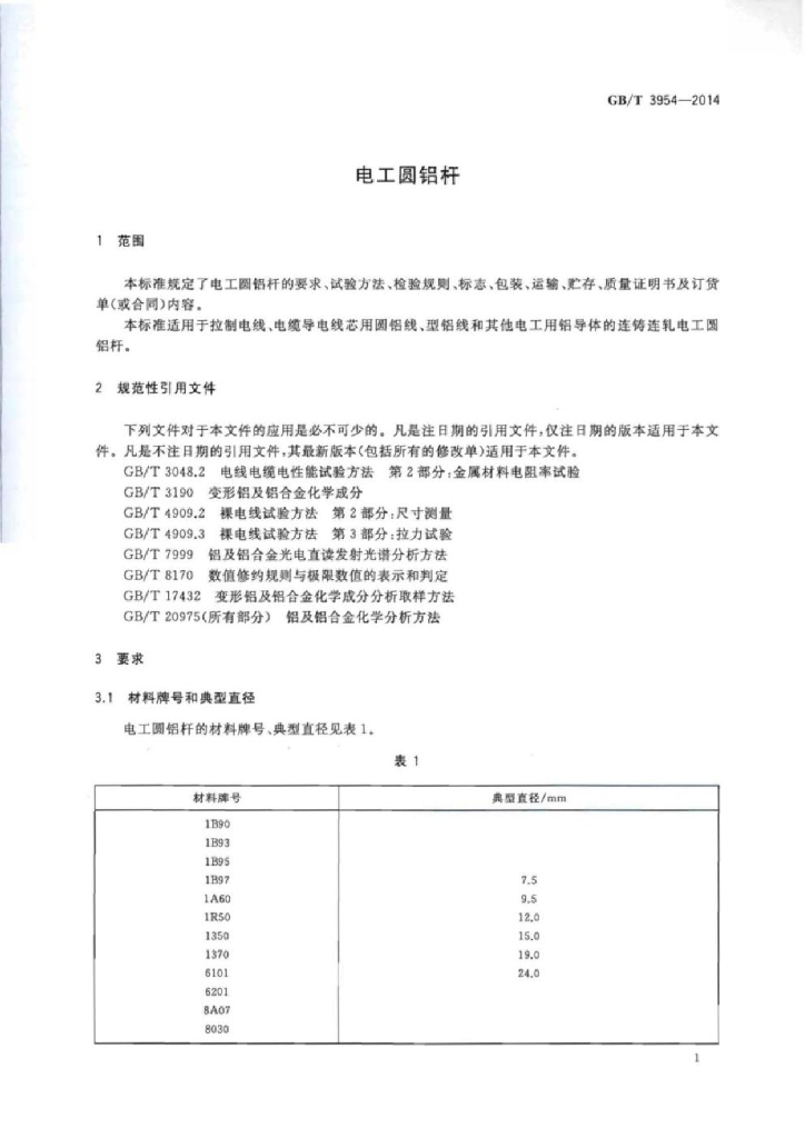 GB/T 3954-2014 标准预览