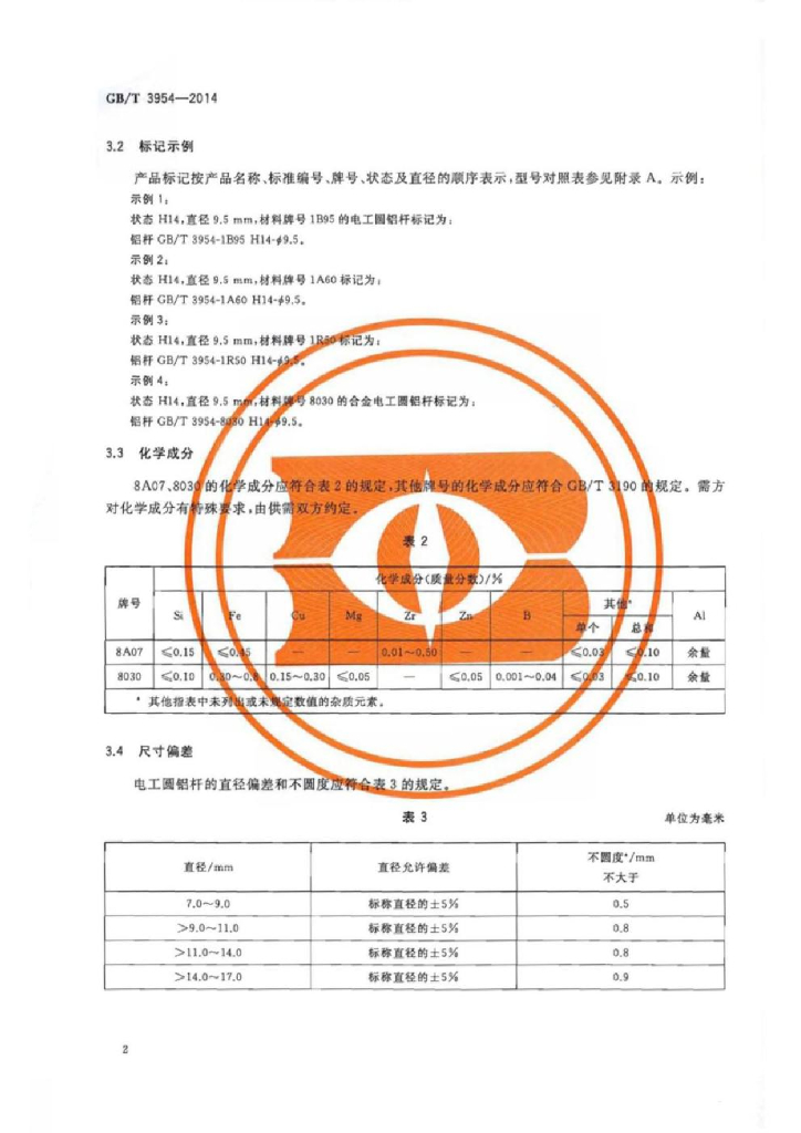 GB/T 3954-2014 标准预览