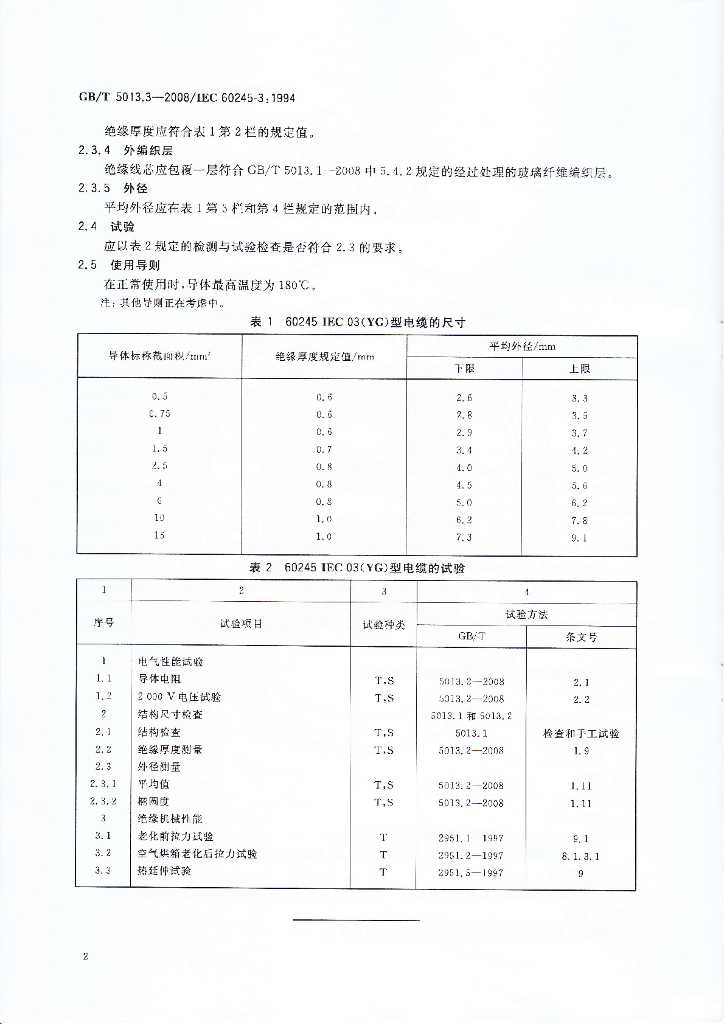 GB/T 5013.3-2008 标准预览